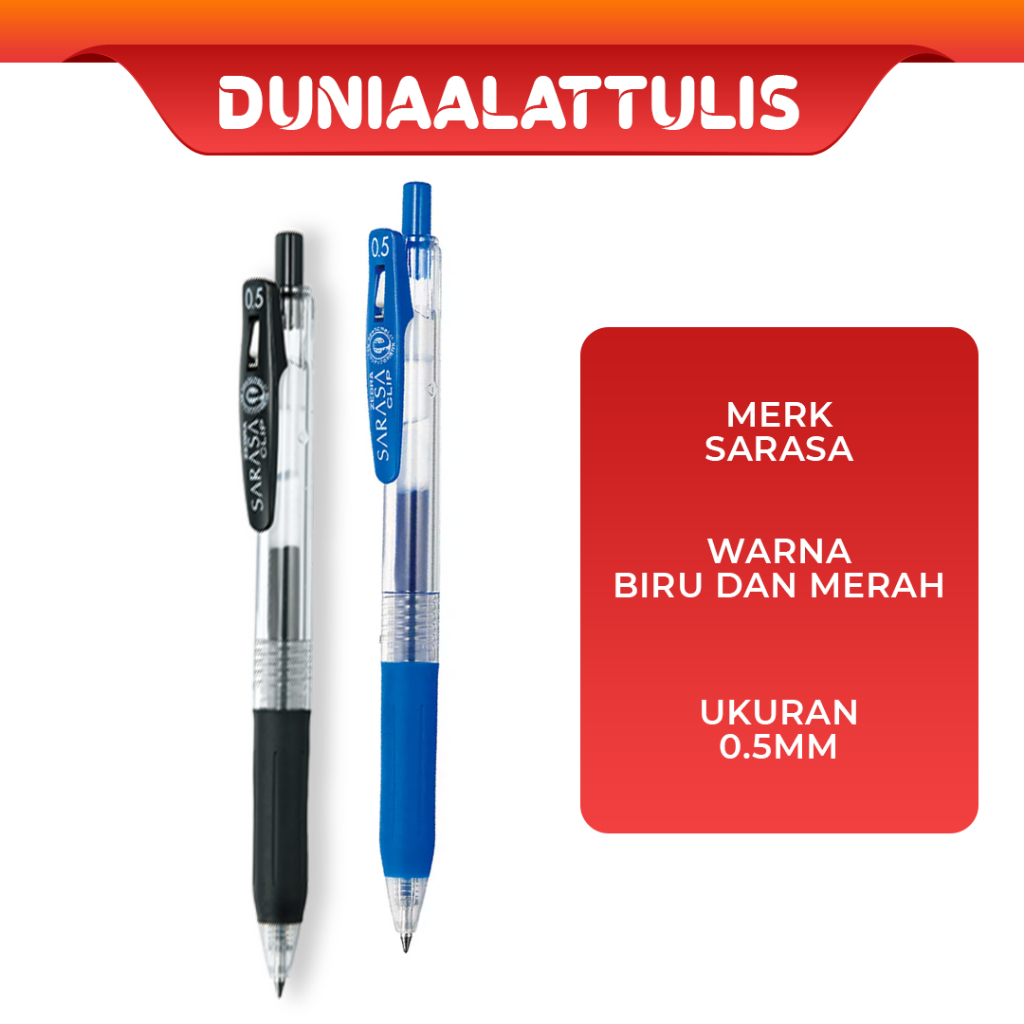 

SARASA - PENA/PULPEN ZEBRA CLIP 0.5