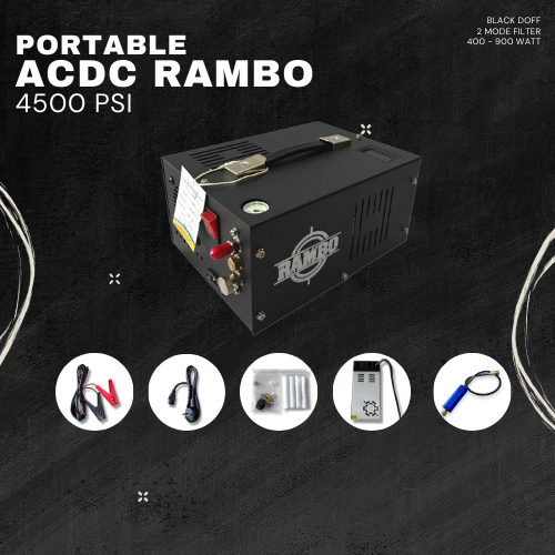 Kompresor Mini Portable RAMBO 4500 Psi / Kompresor Portable