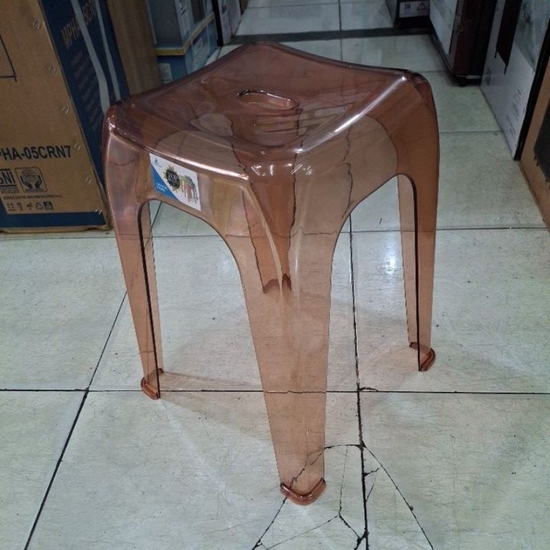 [KARGO] OLYMPLAST CRYSTAL STOOL/ KURSI BASO KRISTAL BENING / KURSI BASO CAFE / KURSI BASO OLYMPLAST