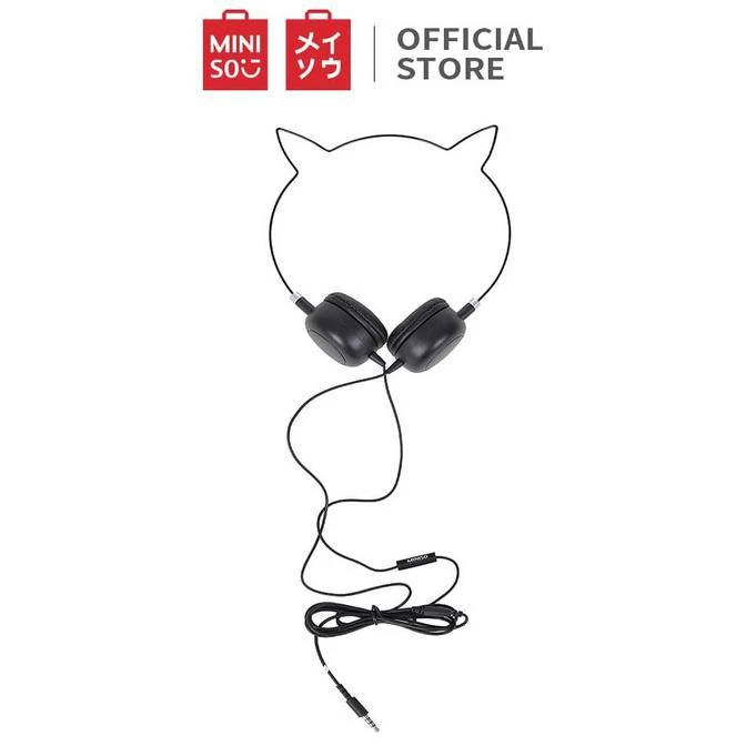Miniso Headphone Cat Ear/Headphone Miniso Telinga Kucing