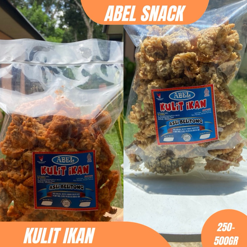 

kulit ikan ekor kuning abel asli belitung GURIH & RENYAH neto 250-500gr