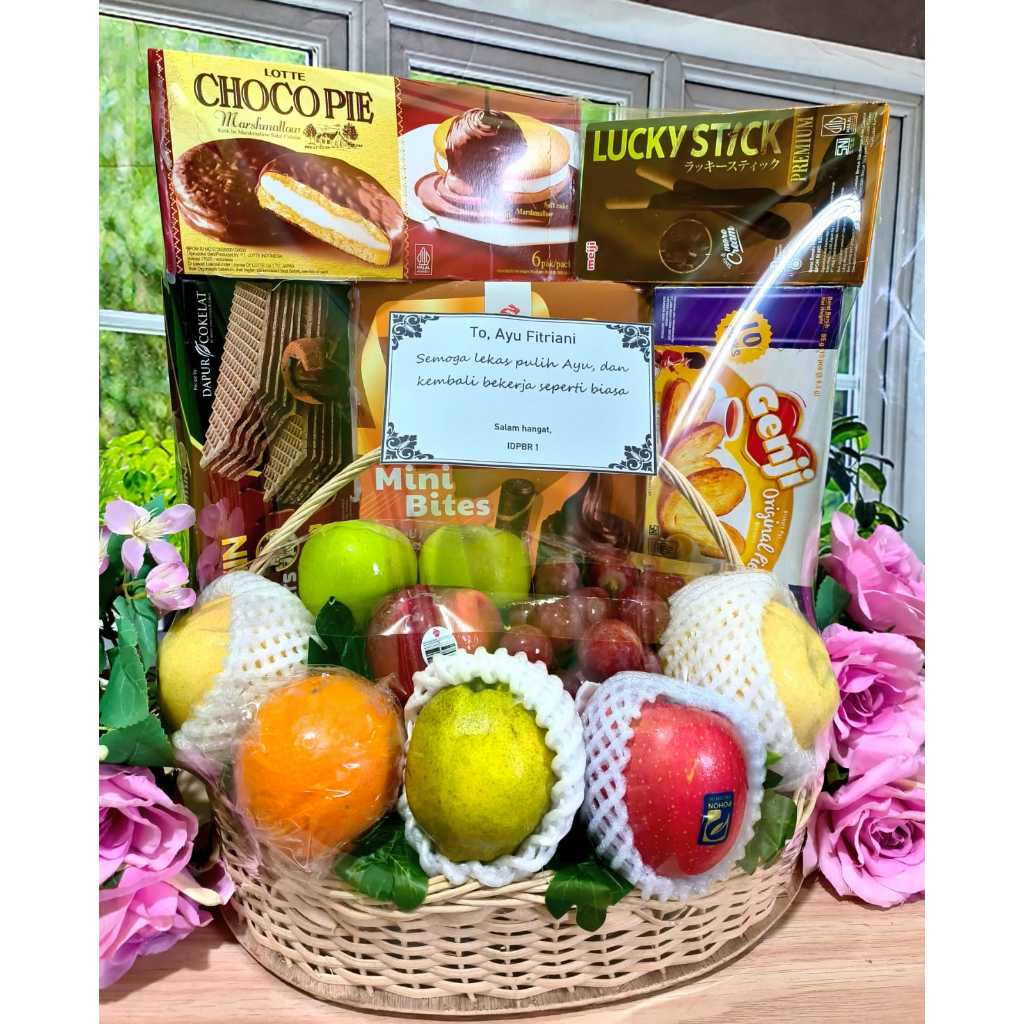 

Fruits Hampers|Get Well Soon Hampers|Parcel Buah Pekanbaru-Ayu