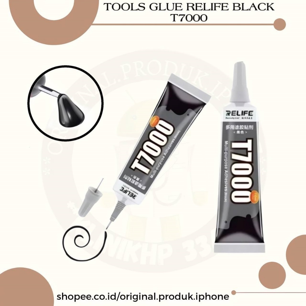 

TOOLS GLUE RELIFE T7000 LEM LCD TOUCHSCREEN (BLACK) ORIGINAL