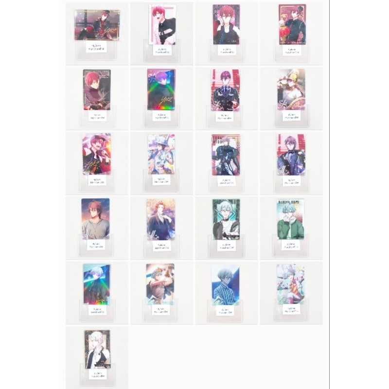 Idolish7 Wafer Metal Card Zool