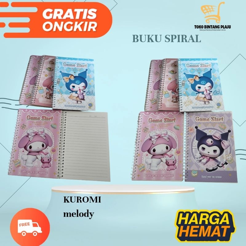 

BUKU SPIRAL KUROMI MELODY