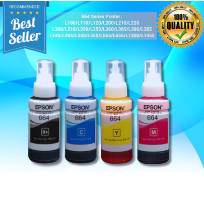 TINTA PRINTER EPSON 664 PREMIUM UNTUK PRINTER SERIES L100