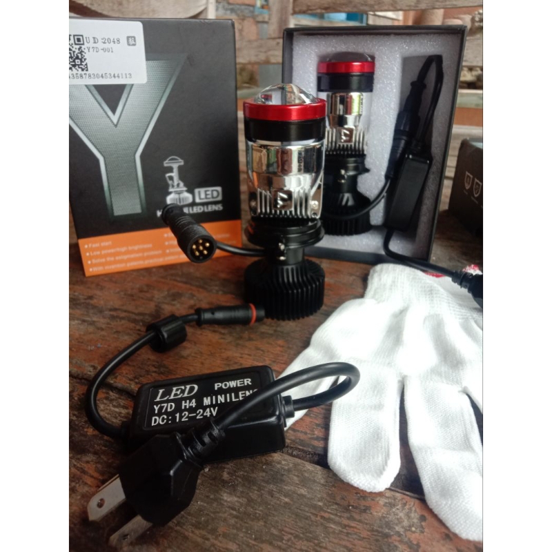 lampu mini biled avanza livina grandmax jazz brio Y7D H4 super terang tembus hujan dan kabut(1pcs)