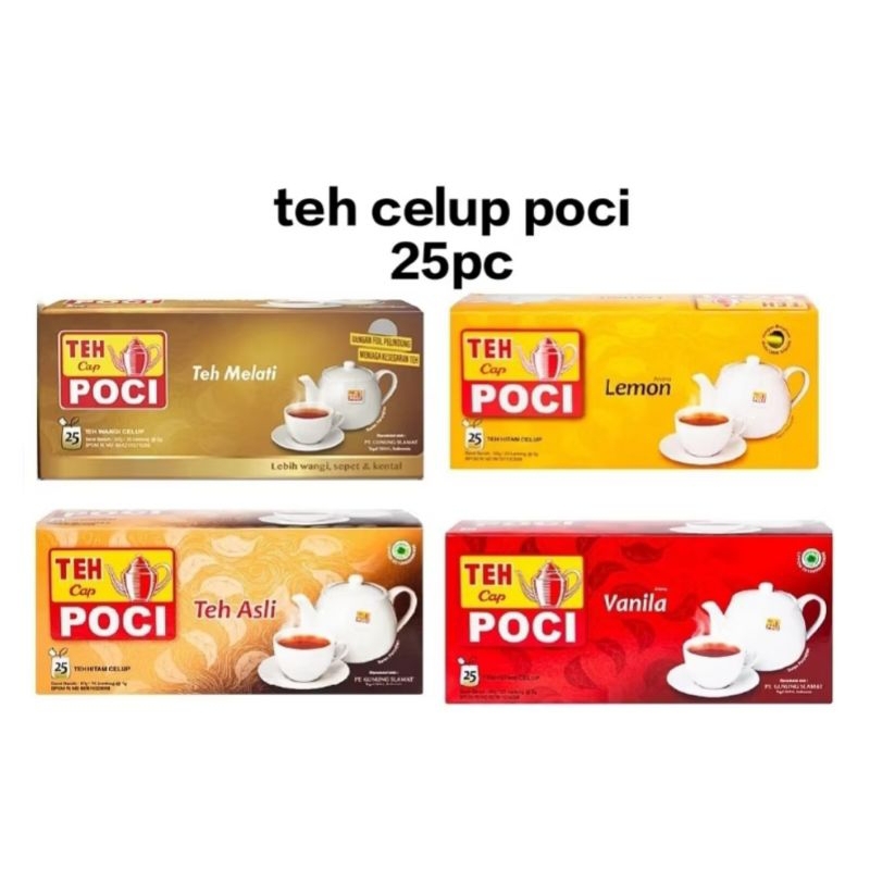 

TEH CELUP CAP POCI ISI 25'S