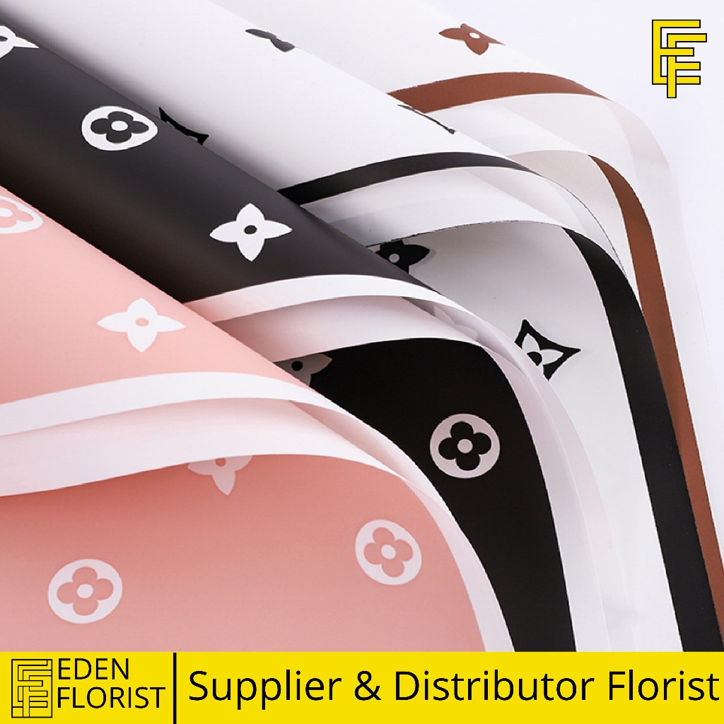 

EdenFlorist Kertas Buket Bunga Branded Flower Wrapping paper Cellophane Florist Buket Ecer Kertas Kado KB6119