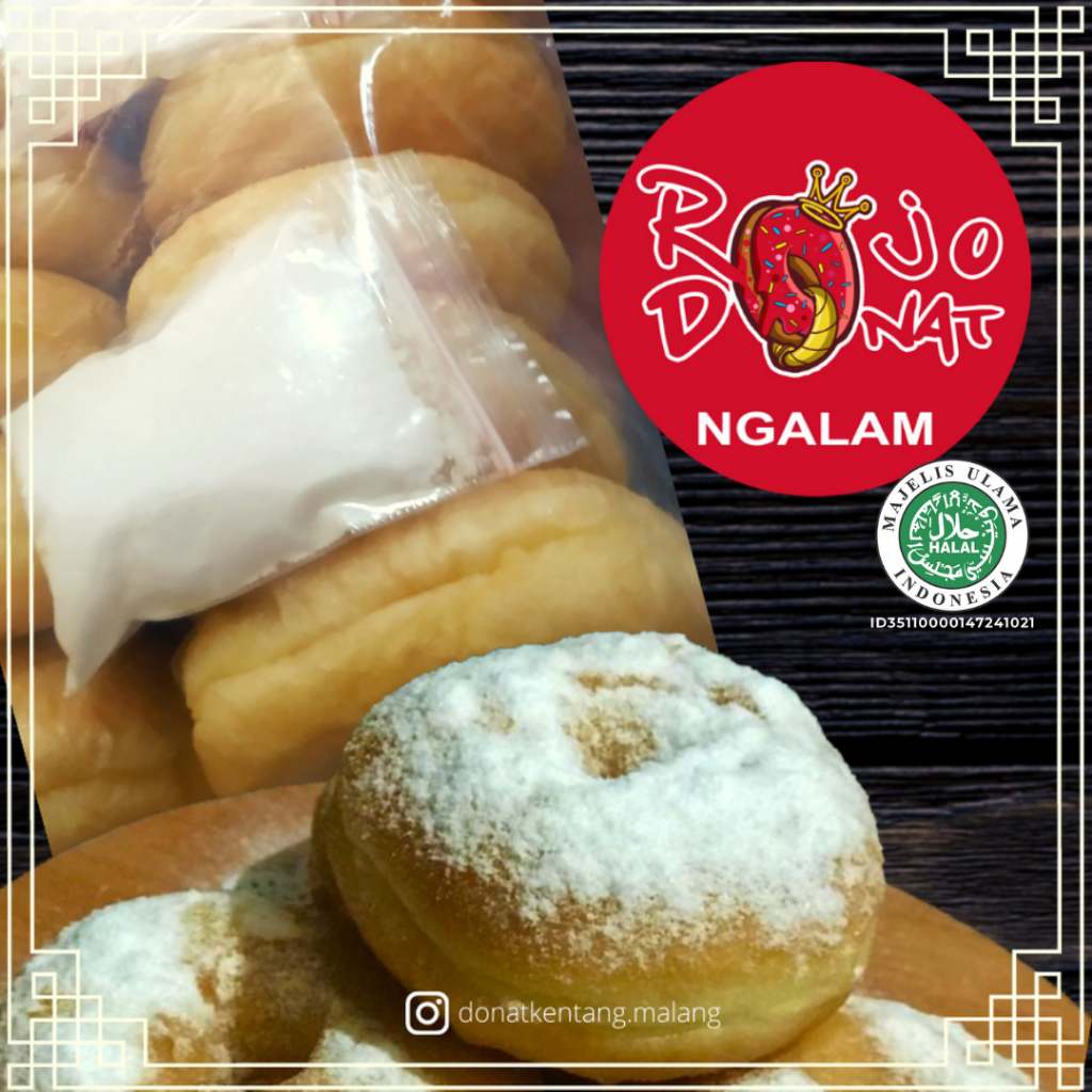 

Frozen Donat Rojo Donat (Free Gula Halus)