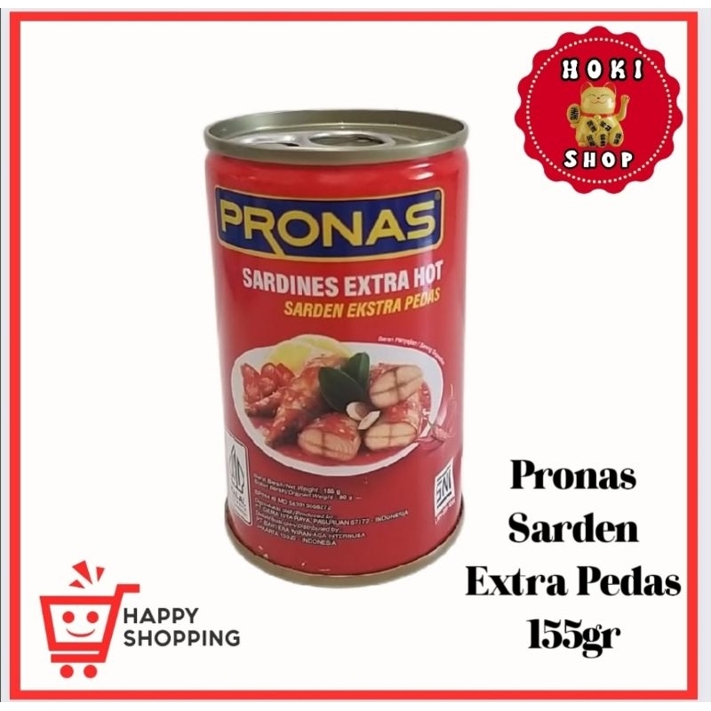

Pronas Sarden Extra Pedas 155gr / Pronas Sarden Extra Hot / Sarden Pronas