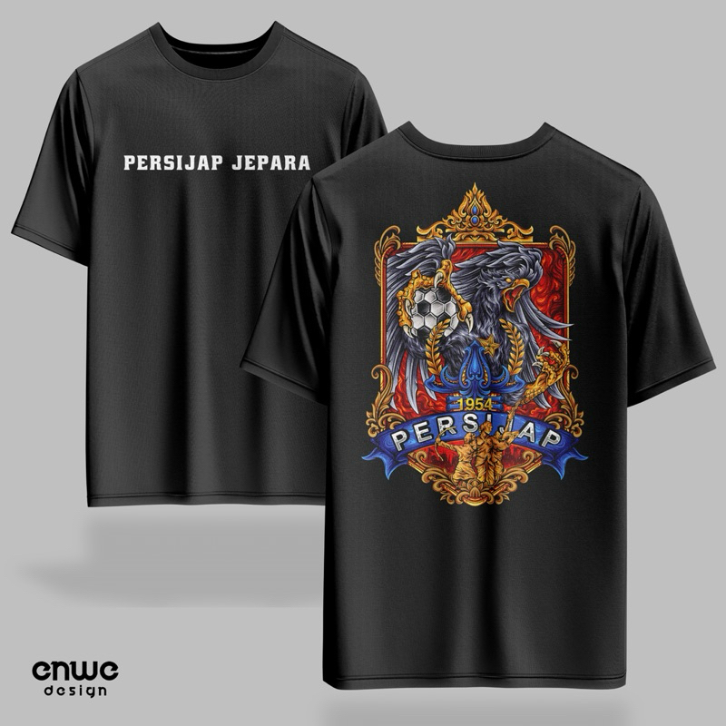 KAOS BOLA ILUSTRASI LOGO PERSIJAP JEPARA