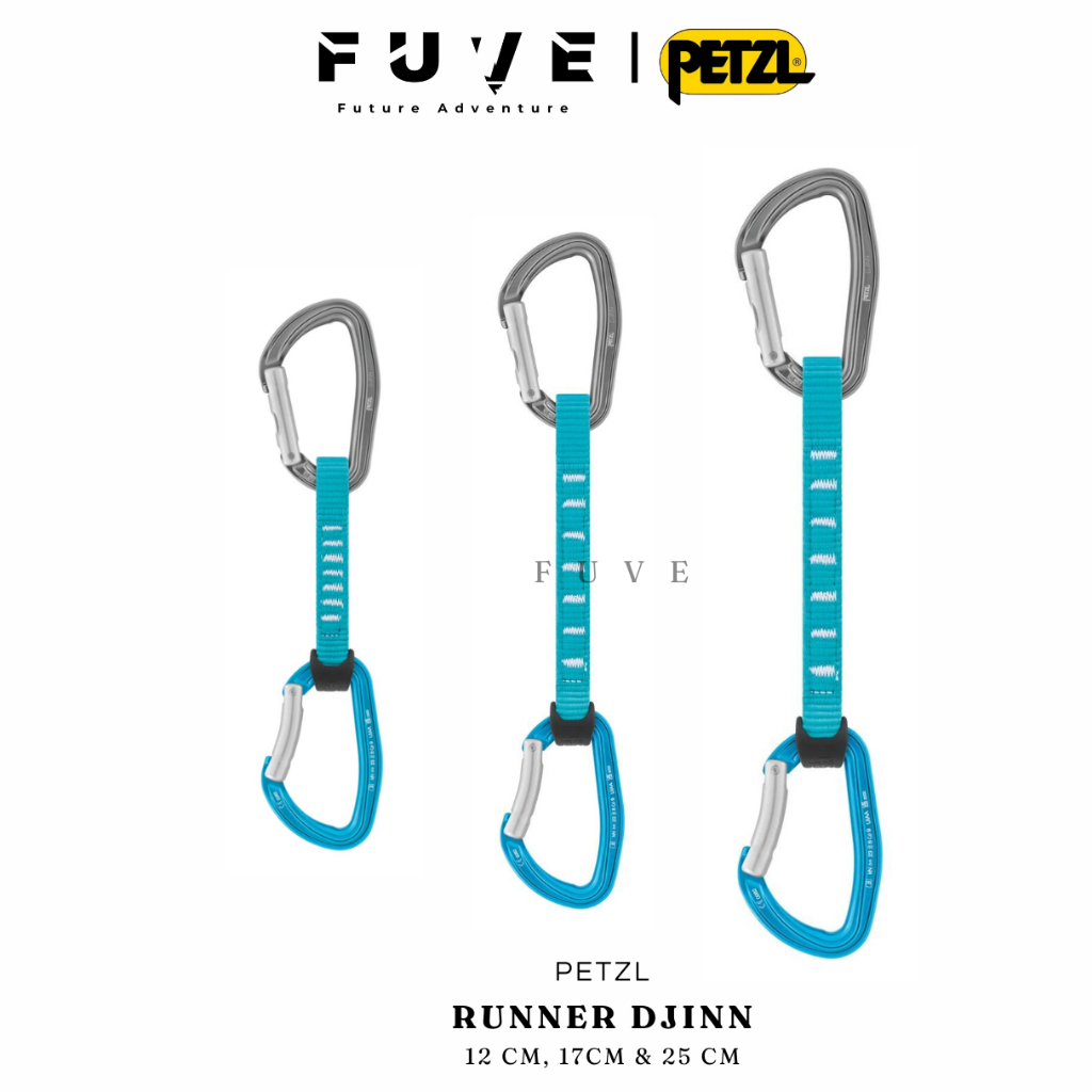 Petzl Runner Djinn Axess Quicdraw 11cm 17cm 25cm Climbing Safety Rope Acces