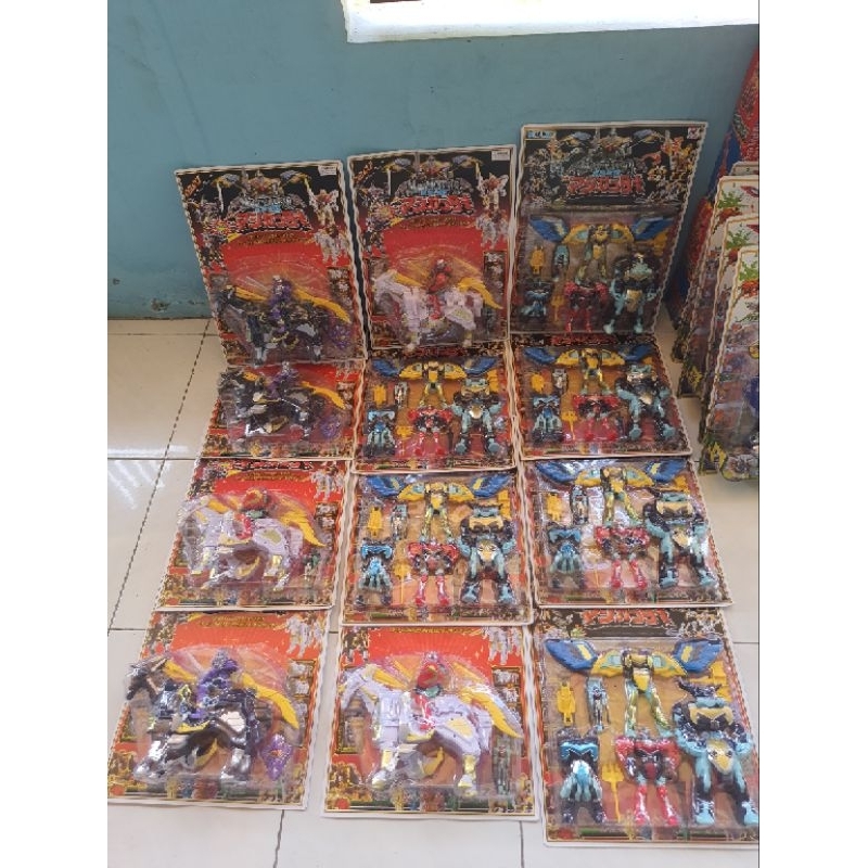 DX Megazord Robot Poweranger seri magiranger Jadul Rare Recast