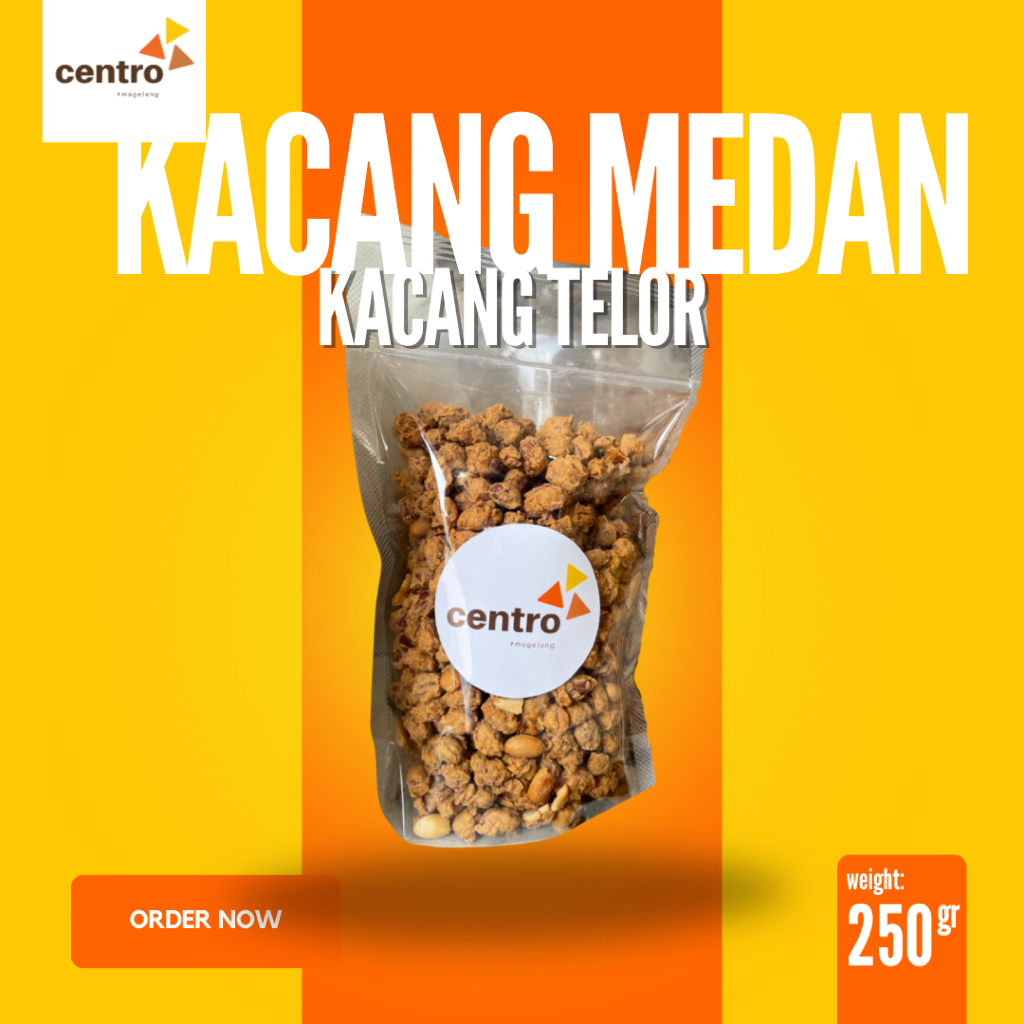 

CENTRO - Kacang Telur Medan Crispy Renyah Gurih Kriuk Kacang Disco