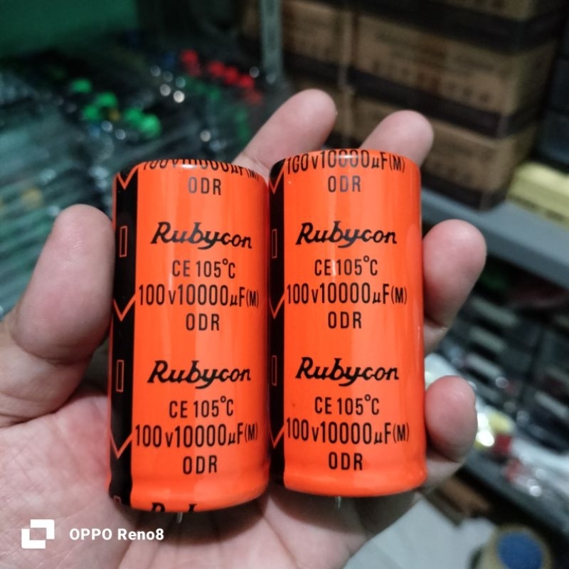 Elco rubycon 10000uf 100v ODR orange