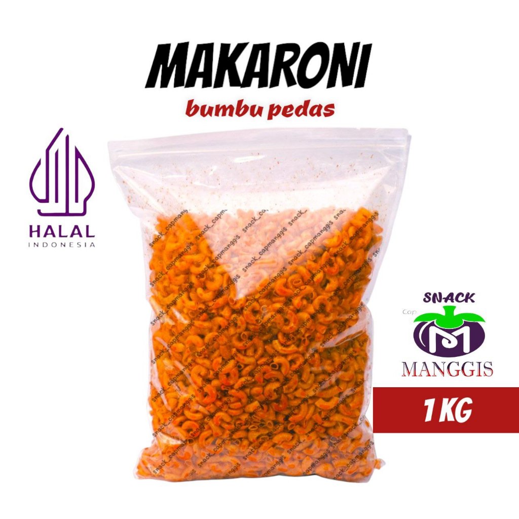

Makaroni 1 Kg Bumbu Pedas / Makaroni Pedas Viral / MANGGISRAYA / Pedas Nikmat Khas Citapen Tasik