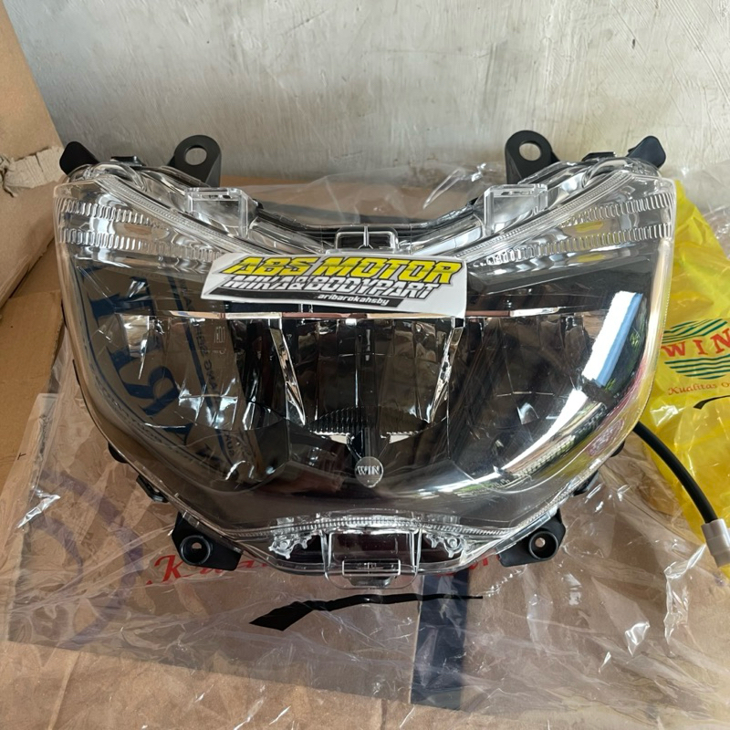 reflector nmax lampu depan nmax set lampu led