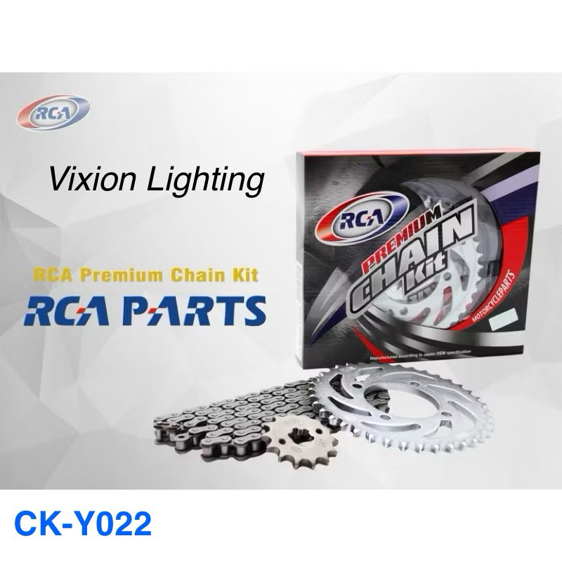 RCA PREMIUM CHAIN KIT GEAR SET Vixion Lighting