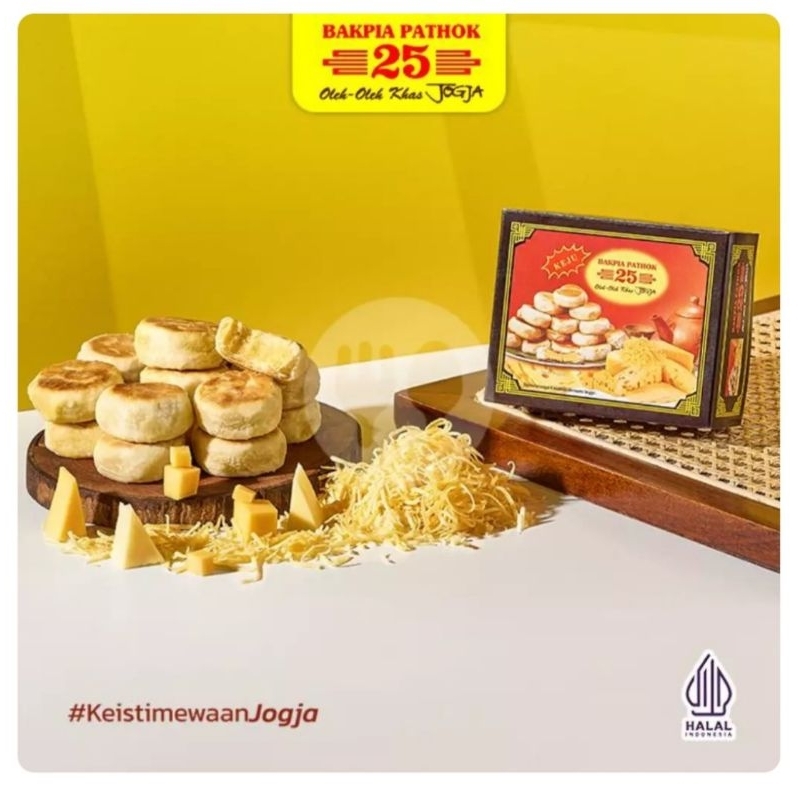 

Bakpia Pathok Original Keju isi 15