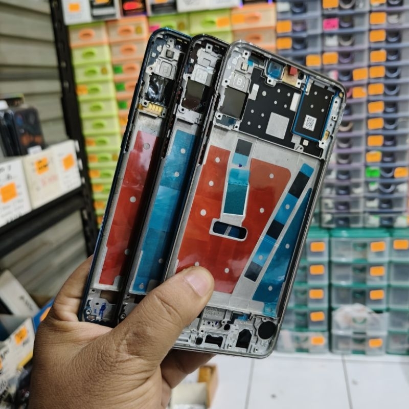 frame lcd tatakan lcd tulang tengah middle Huawei p30 lite