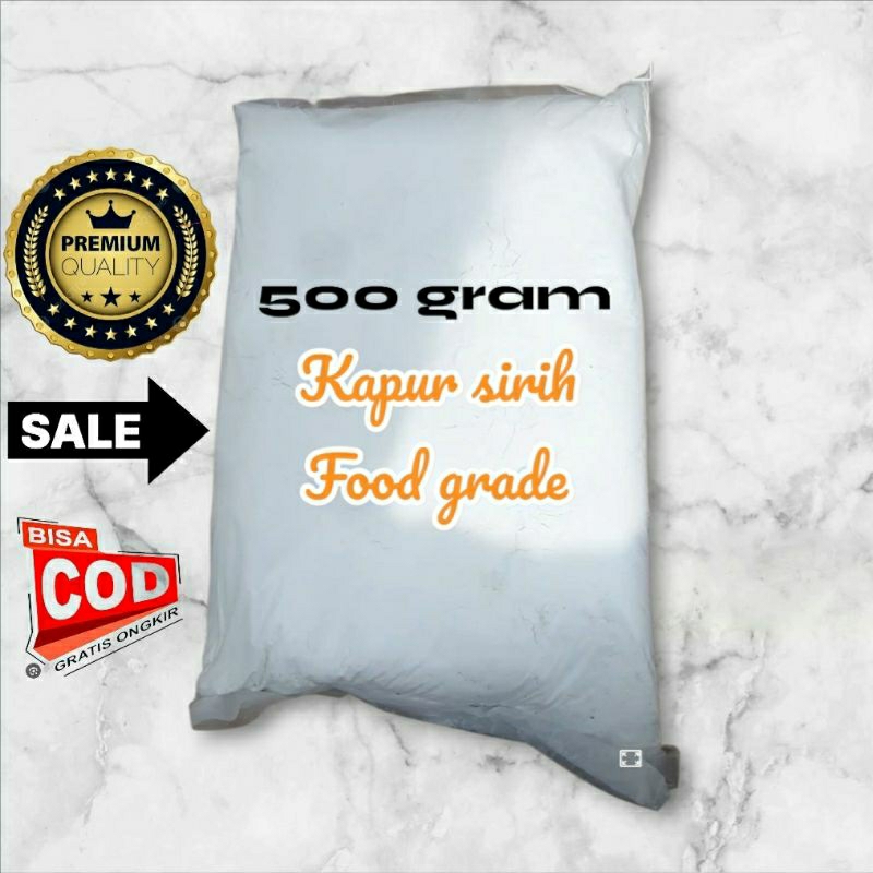 

kapur sirih food grade repack 500 gram / kapur sirih bubuk / kapur sirih kering