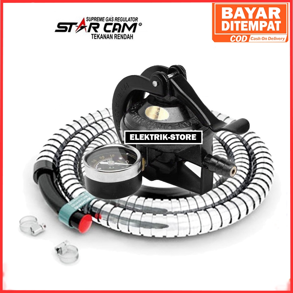 PAKET Regulator Gas LPG StarCam SC-23MSS / Regulator Starcam