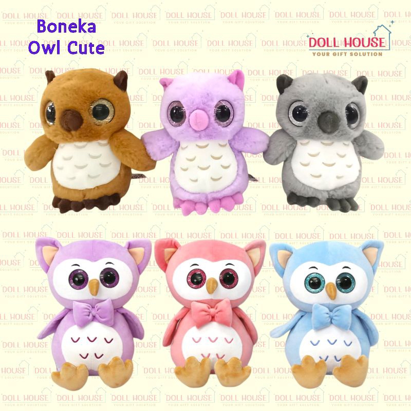 Boneka Owl / Boneka Burung hantu / Boneka Cute Owl