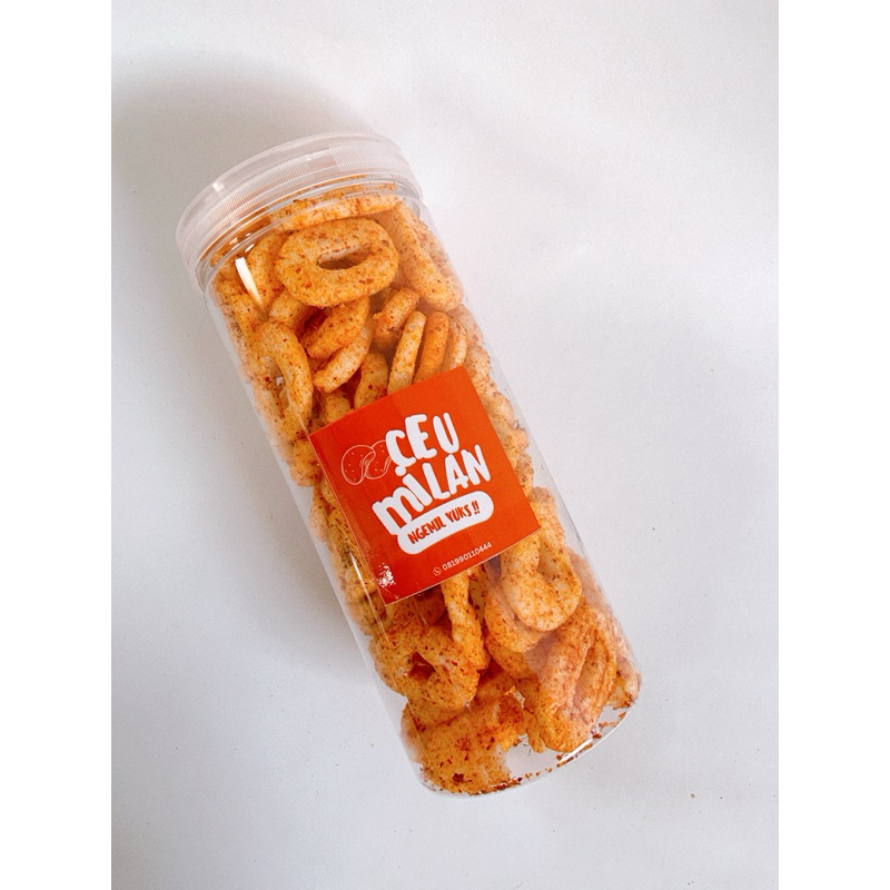 

Kerupuk ring pedas gurih mantap cemilan snack jajanan murah