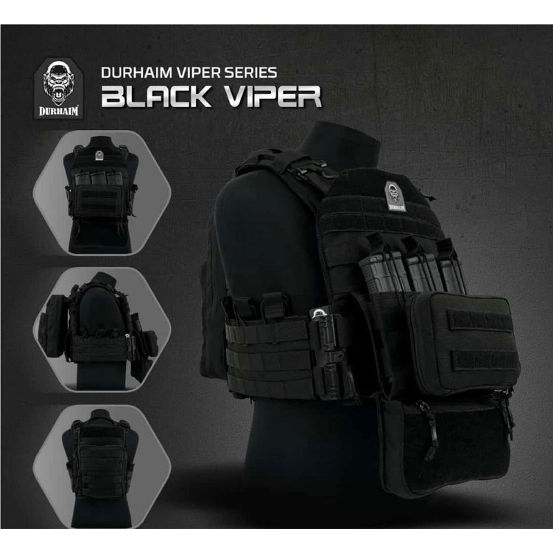 BODYVEST DURHAIM BLACK VIPER TERBARU NEWS