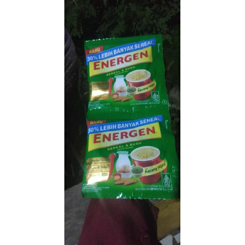 

2 Sachet Energen Rasa Kacang Hijau