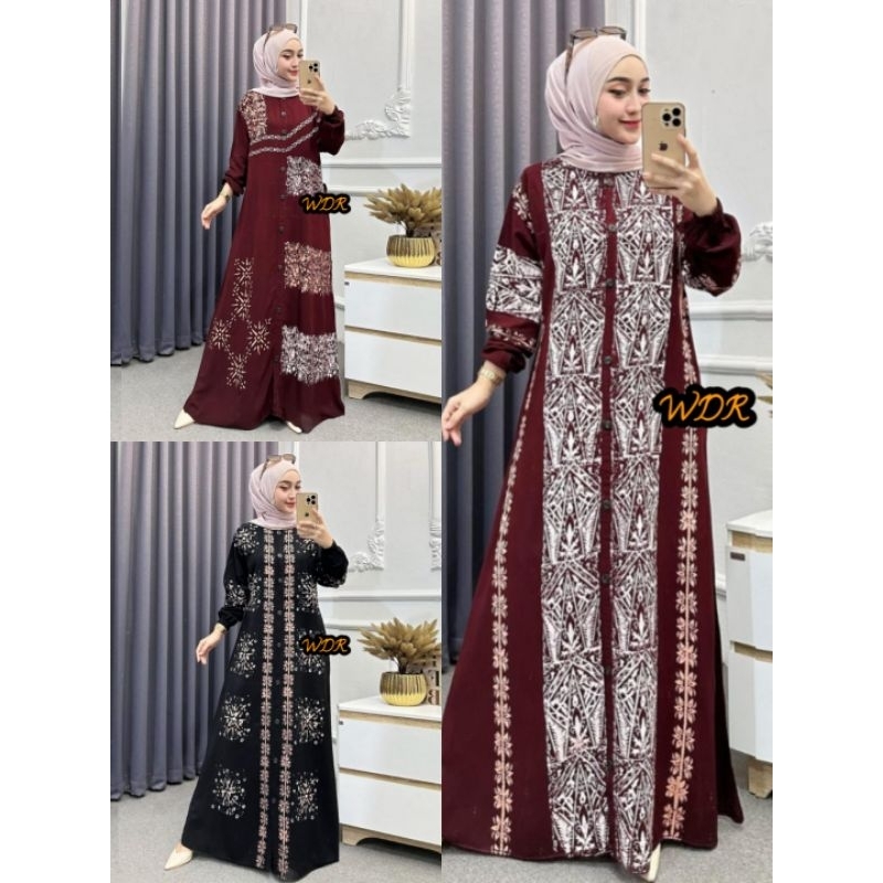 BIG PROMO Gamis Twill Ori / Gamis Twill Rayon Premium / Gamis Twill Ori Pekalongan / Gamis Rayon