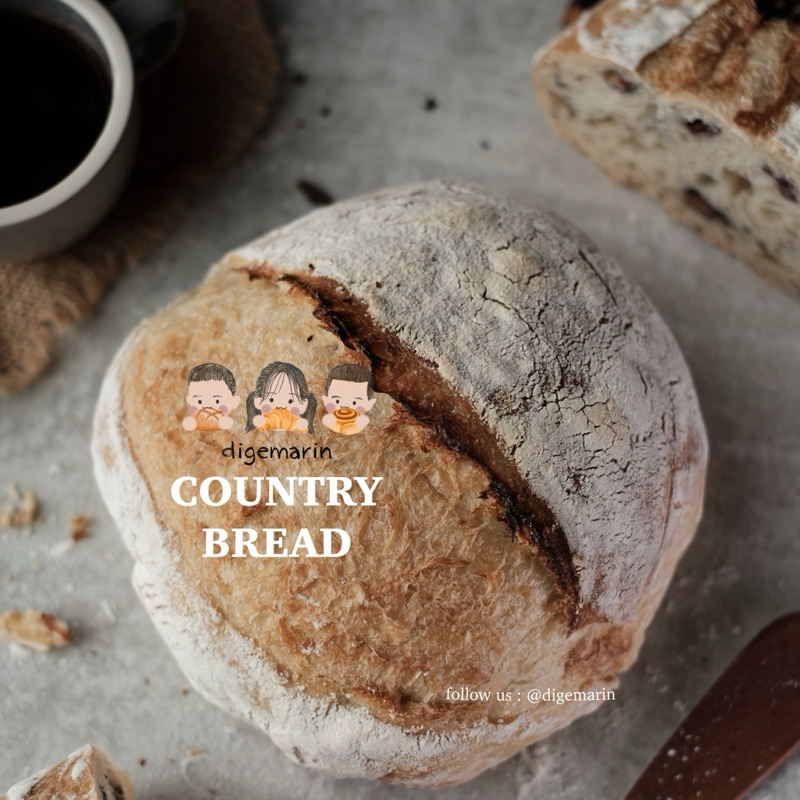 

DIGEMARIN COUNTRY LOAF BREAD SOURDOUGH