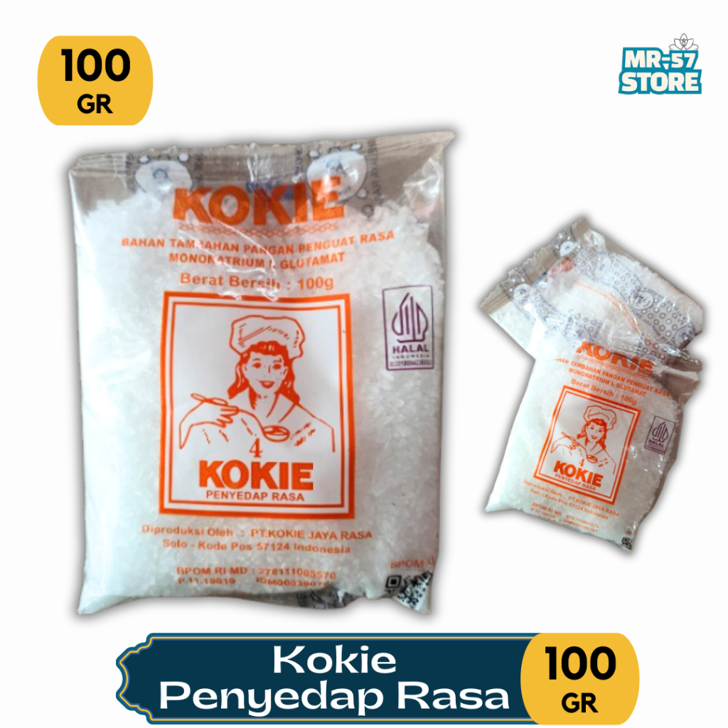 

Penyedap Rasa Kokie 100gram (Bahan Tambahan Pangan Penguat Rasa)