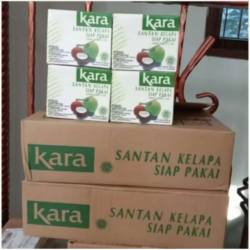 

Kara santan kelapa instan 200ml 1 dus isi 12 kotak