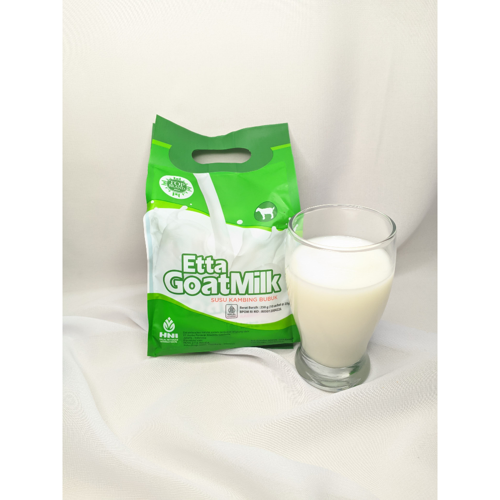 

Susu Kambing Bubuk Etta GoatMilk HNI isi 10 Sachet 25 gr