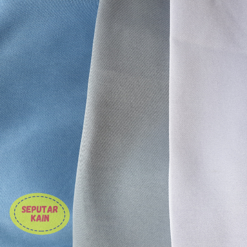 Kain Twill Poly/PE (Abu-Abu)