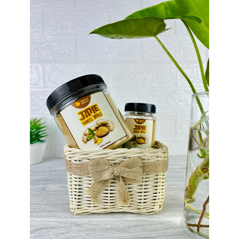 

Jahe Bubuk / Ginger Powder Asli 100% Murni Tanpa Bahan Campuran Premium Quality 200gr 75gr