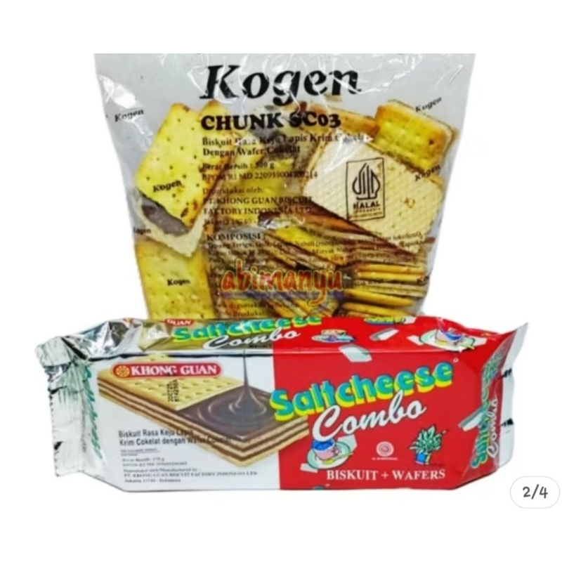 

Patahan SaltCheese Combo ASLI KHONGGUAN 300gr - Biskuit Patahan SaltCheese Combo Broken