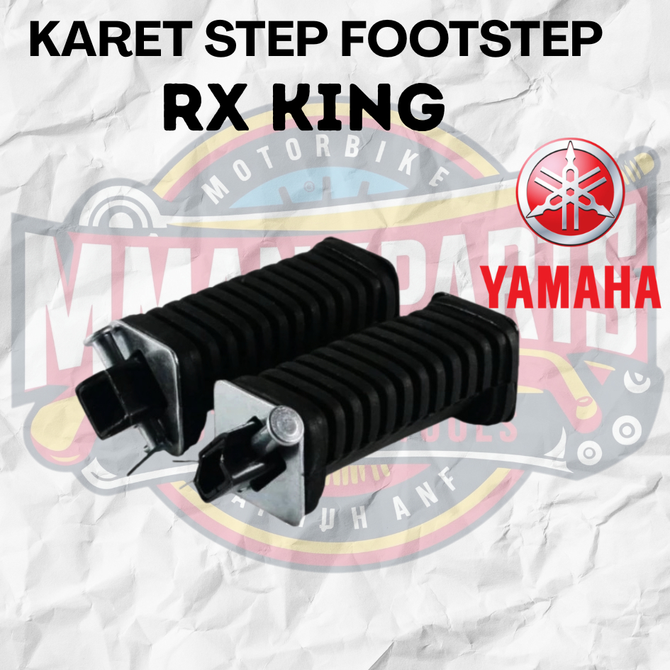 sparepart motor Karet Barstep Footstep Fotstep Foot Step  "GRADE A  Yamaha RX King RXS Spesial RXK F