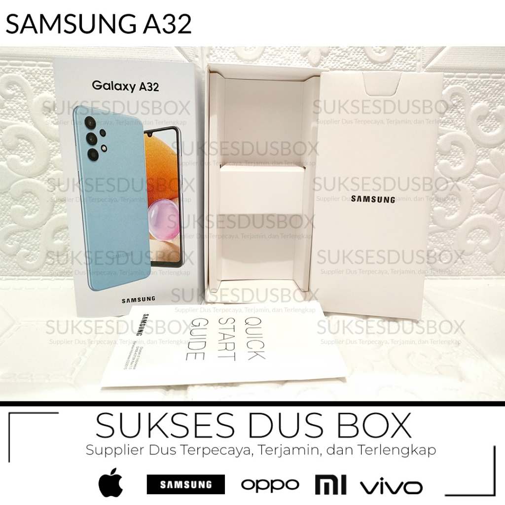 DUS BOX SAMSUNG A32 FREE STIKER & FULLSET AKSESORIS