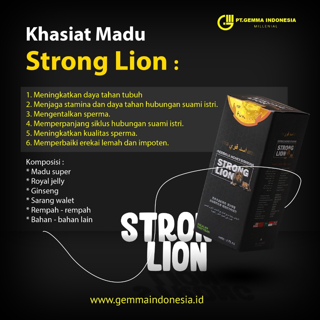

Madu Kuat Strong Lion Pria