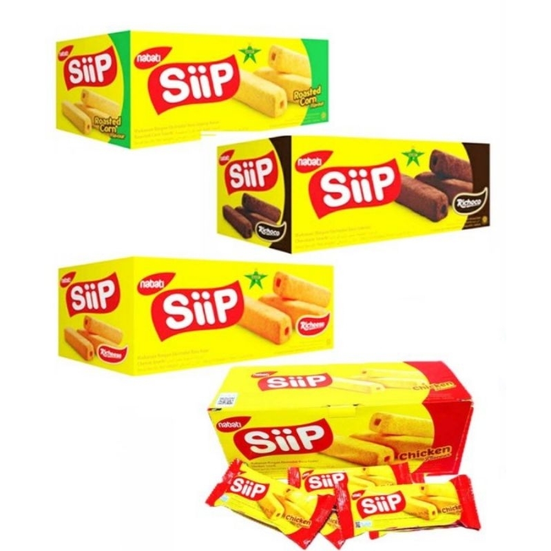 

NABATI SIIP BOX isi 20 pcs CHICKEN COCOPANDAN RICHEESE RICHOCO ROASTED CORN