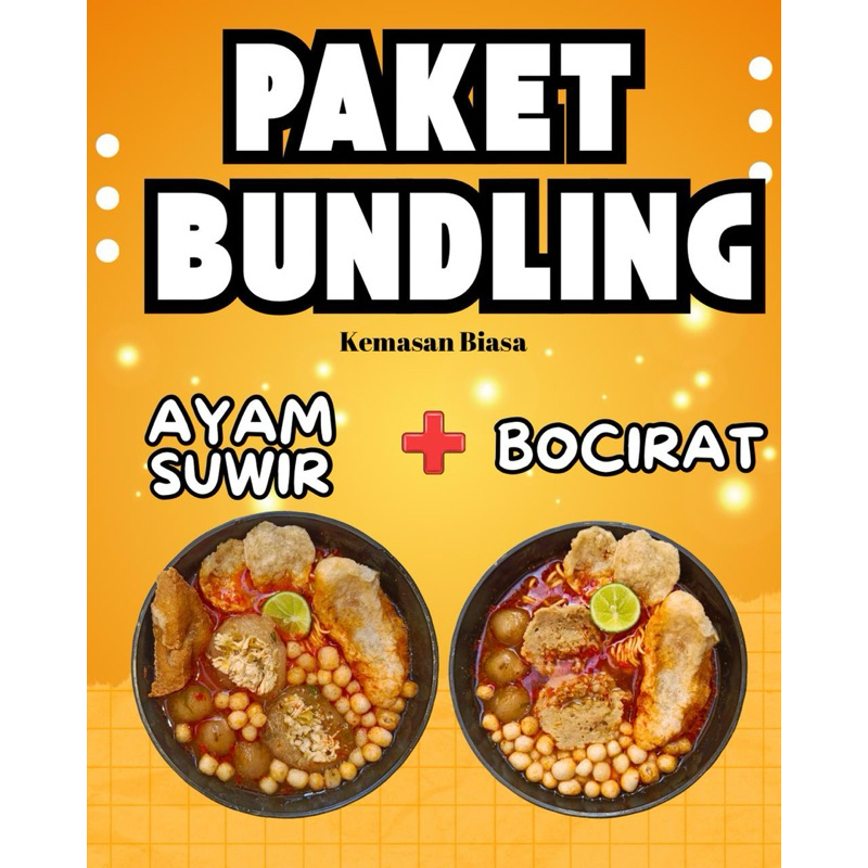 

BOCI GODAIN - PAKET BUNDLING {{ Boci Ayam Suwir + Bocirat }} - KEMASAN BIASA - Boci Instan