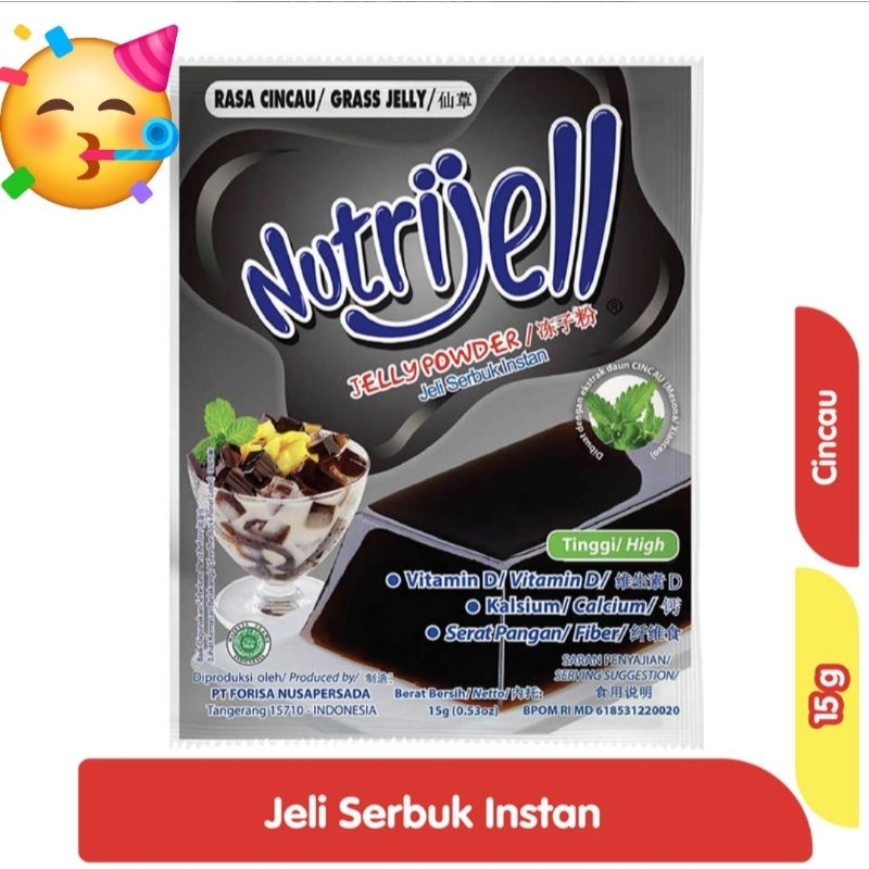 

NUTRIJELL CINCAU 15 GR KEMASAN BESAR READY