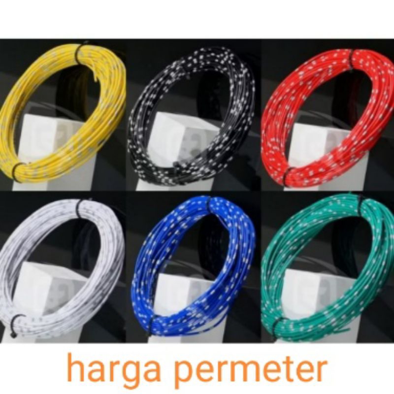 KABEL BINTIK AVS 0.5MM KABEL OTOMOTIF  BODY  MOTOR MOBIL TRUCK KABEL METERAN  SERABUT TEMBAGA
