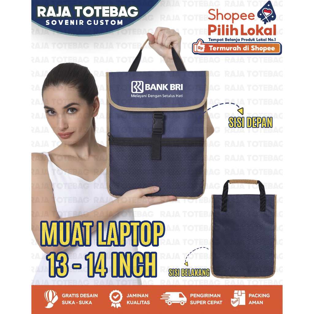 Tas Laptop Polos-Tas Laptop Seminar-Sovenir Tas Laptop-Custom