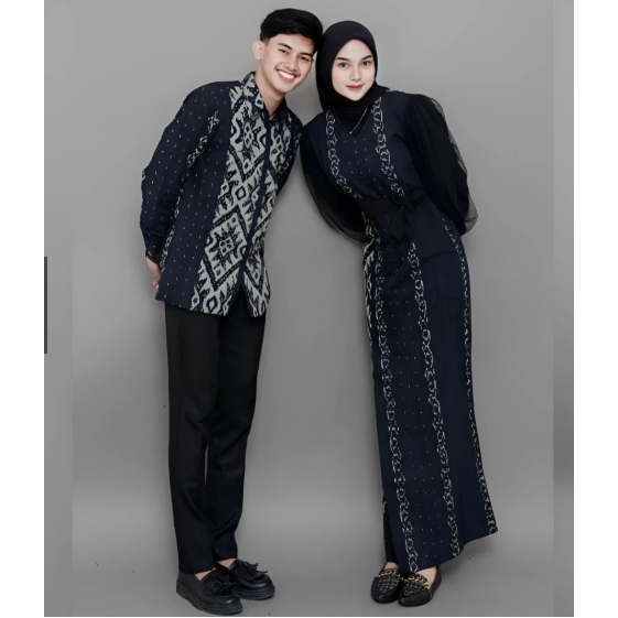 GAMIS TERBARU KEKINIAN BUNGA Floral Bahan TENUN Hafsha Abaya Set Dress Kekinian Mewah Elegan Medina 