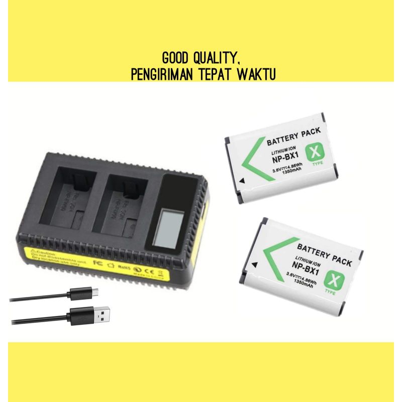 Baterai & Charger Kamera Sony RX100 Mark I II II IV V VI batre casan battery