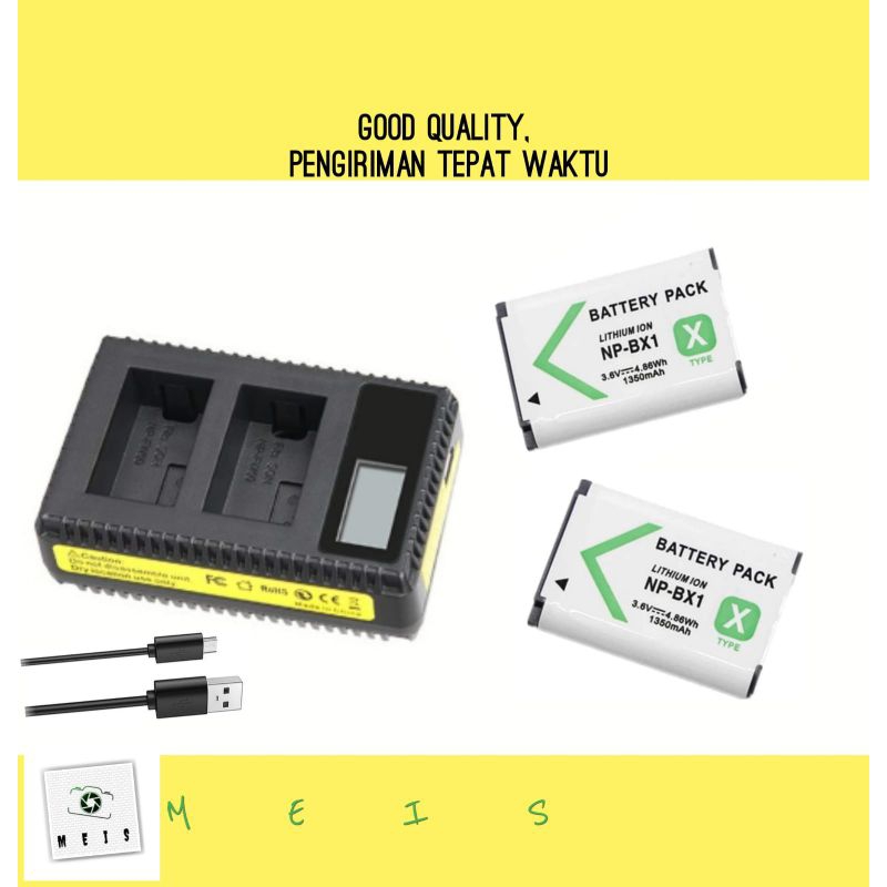 Charger & Baterai Sony RX100 Mark I II III / MarkII MarkIII  - batre casan carger battery